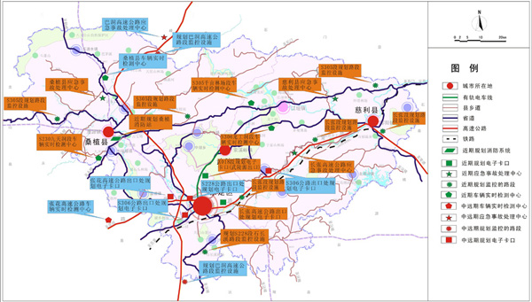 市域交通安全设施图